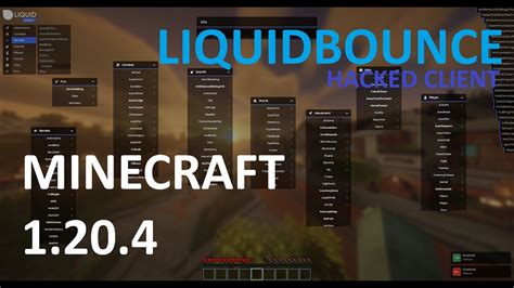 LiquidBounce Nextgen is now out for 1.20.4!.